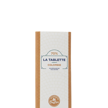 Tablette pure origine Colombie 70%