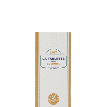 Tablette pure origine Colombie LAIT 55%