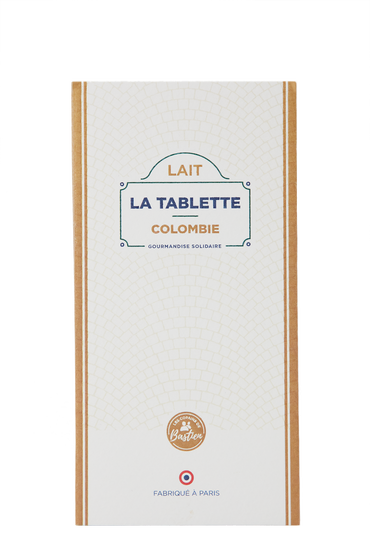 Tablette pure origine Colombie LAIT 55%