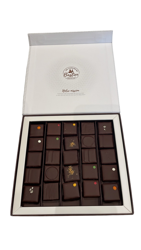Coffret de chocolats pralinés prestige 16 pcs