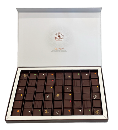 Coffret de chocolats pralinés prestige 54 pcs