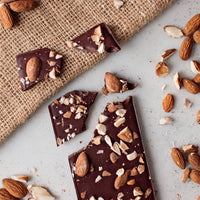 Tablette chocolat noir amandes - 70g